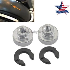 2x Rear Fender Seat Bolt Nut Mounting Kit Fit For Harley Dyna Heritage Softail