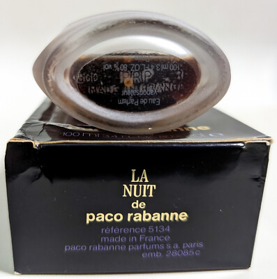 Paco Rabanne La Nuit Eau de Parfum 100ml / 3.4oz spray vintage