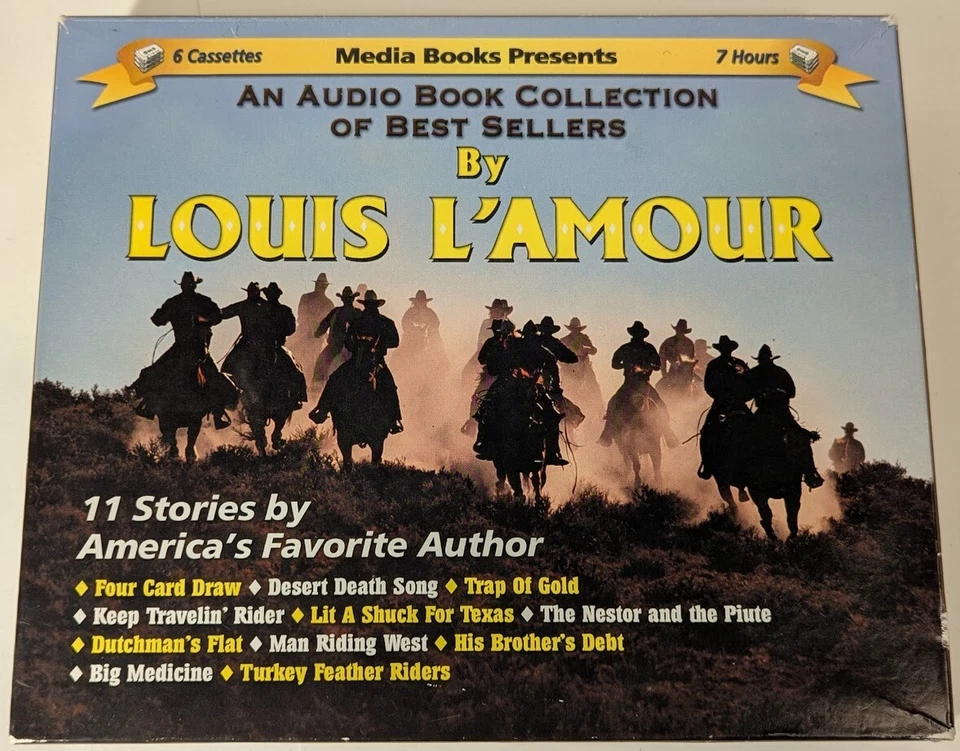 Louis L'amour Audio Book Collection of Best Sellers Rare Cassettes Dramatized - Image 3 of 4