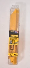 DeWalt Reciprocating Saw Blades 9" 18 TPI DWAR9118B25 25 Pack Bi Metal