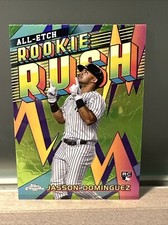 Jasson Dominguez 2024 Topps Chrome All Etch Rookie Rush Yankees RC CERR-10🔥