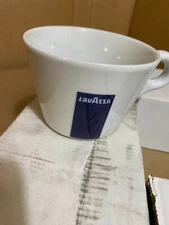 Lavazza Espresso Porcelain Coffee 2" Cup Mug Blue Logo Tazze Caffe 6pk No Saucer