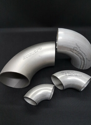 90 Grad Edelstahl Rohrbogen 89mm V2A - Für Auspuff & Abgasanlagen