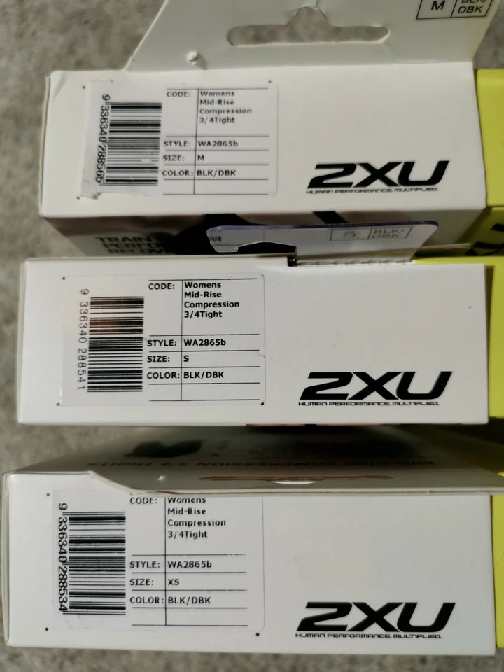 2XU Women's Mid-Rise Compression 3/4 Tights - Medium Small Extra Small - Image 4 of 4