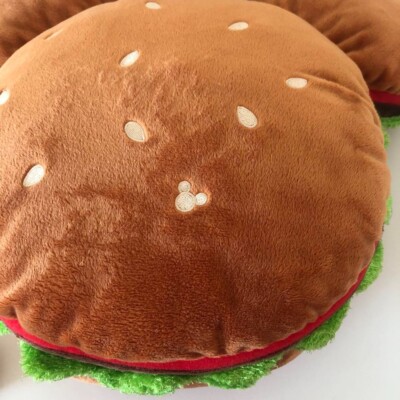 ill126　ディズニーハンバーガーバック Tokyo Disney Resort Mickey Mouse Hamburger Tote Bag Backpack