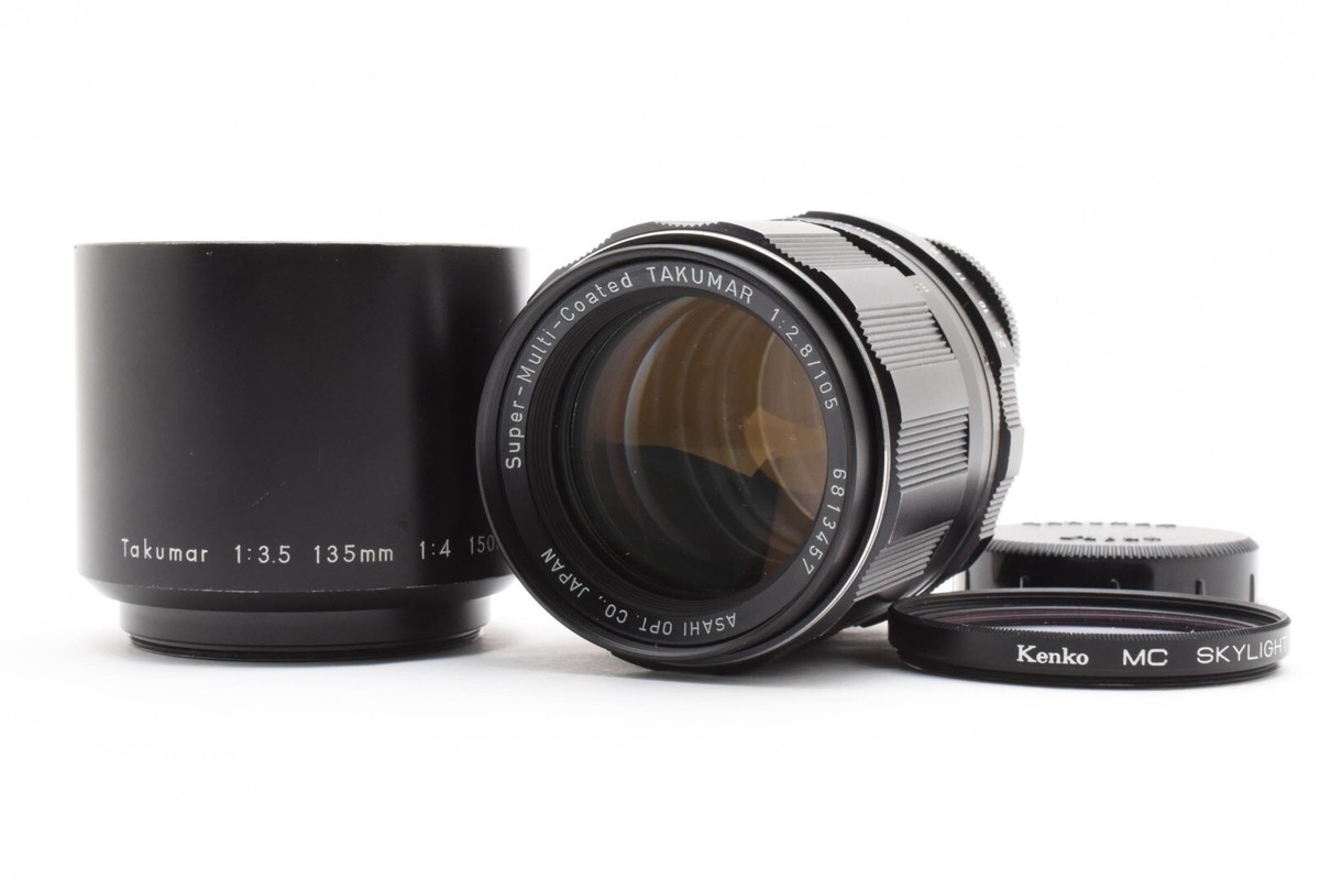 EXC+5] PENTAX Super Multi Coated Takumar 105mm F2.8 MF Lens