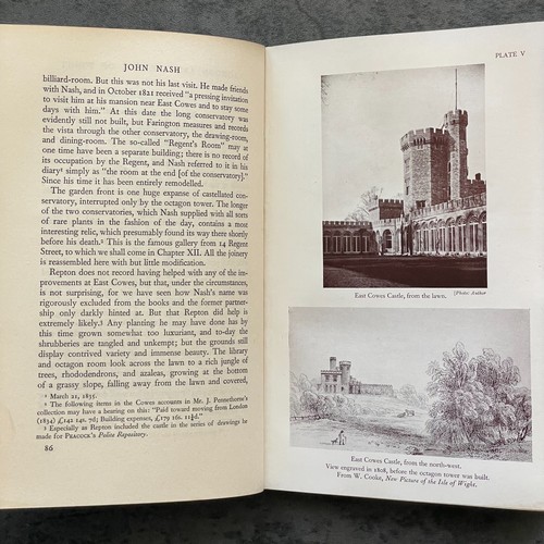 John Nash: Architect to King George IV by John Summerson VTG 1935 1st Edition HC - Picture 8 of 10
