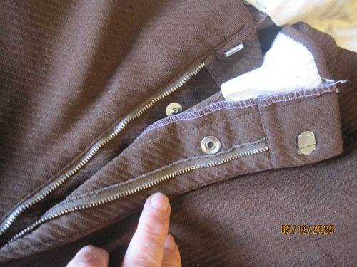 Men vintage Poly dress pants TEPEE Western Store/Amarillo, TX/ Brown 41" x 31" - Picture 7 of 15