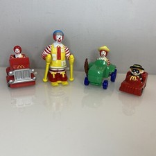 Mcdonalds Mixed Bundle Of 4 Hamburglar Ronald Happy Meal Toys 1993 1994 Farm Ski
