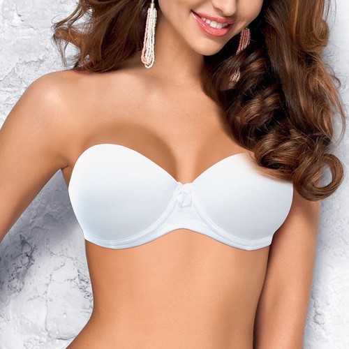 Invisible Strapless Bra Multi-way Bras Push-Up Bra Clear Back Straps Lingerie DN - Picture 43 of 48
