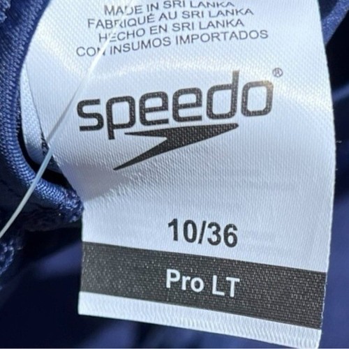 🌻NUEVO Traje de baño Speedo Competitive Blue 1 pieza ProLT Super Pro para mujer talla 10/36. - Imagen 8 de 10