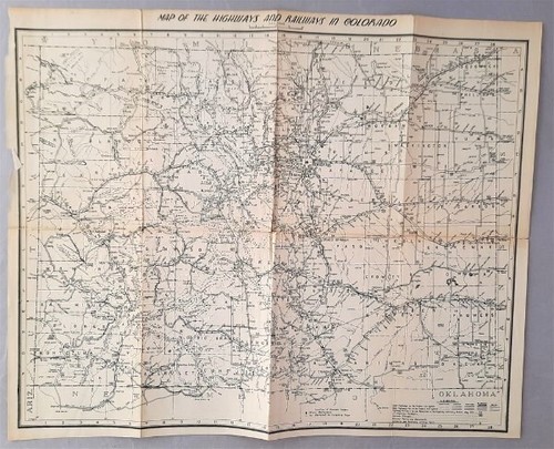 COLORADO TRAVELORE GUIDE 1938 1st ED W/MAP TRAIL RAILROAD HIGHWAY AIRWAY HISTORY - Picture 6 of 8