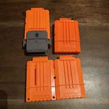 Lot of 4 Nerf N-Strike Elite 6 Round Magazine Clip Ammo Dart