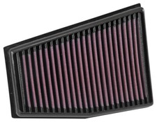 K N Engine Air Filter: Increase Power Acceleration, Washable, Premium, Replace