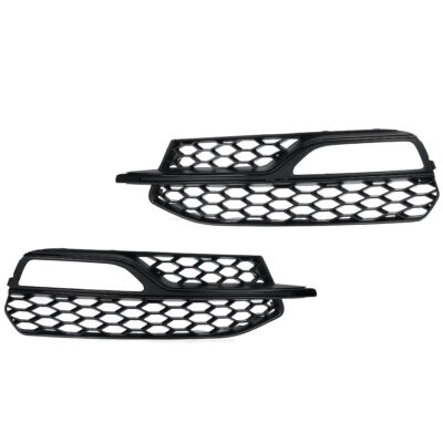 Für Audi A3 S3 S-line 2013-2016 Nebelscheinwerfer Blende Gitter Sport Wabengrill