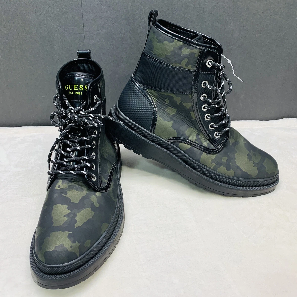 Camo Combat Boots Camouflage Size