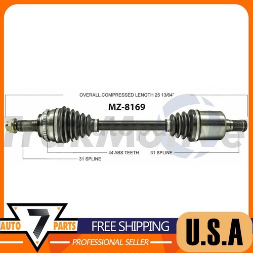 Front Left & Right CV Axle Shaft Set – 2007-2012 Mazda CX-7 – AM Autoparts