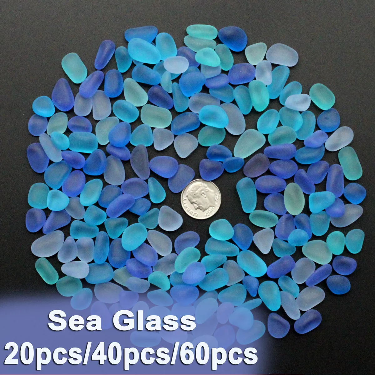 Sea glass beads bulk clearance