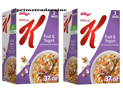 2 Pack - Special K Cereal, Fruit and Yogurt, 37 oz.