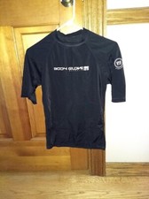 Body Glove Wet Suits UVA Rash Guard Black Medium Children's Swim Surf Shirt