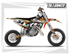 KTM 50 SX SXF 2016 2017 2018 2019-2023 SX-E5 20 21 Graphics Decals ORANGE MT