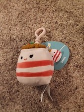 Squishmallows 2023 Breakfast Squad 3.5"Mini Plush clip-on Zosia The Yogurt