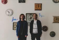 Aaron & Bryce Dessner "The National" signed 8x12 inch photo autographs Aaron & Bryce Dessner "The National" signed 8x12 inch photo autographs