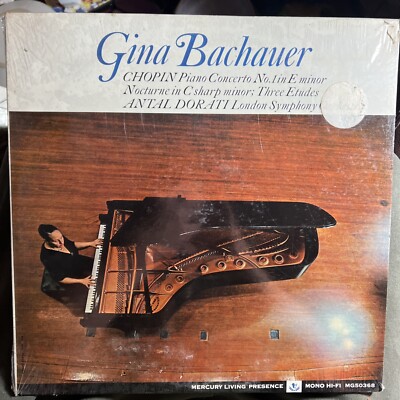 SEALED CHOPIN   BACHAUER-Piano Concerto No. 1 in E Minor 1964 classical VINYL LP