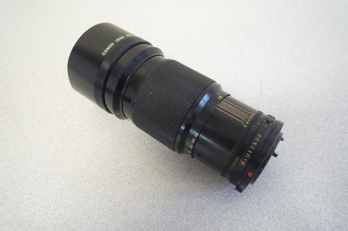 【美品】CANON LENS FD 200mm 1:2.8 Canon FD 200mm 1:2.8 Lens #29184 | eBay