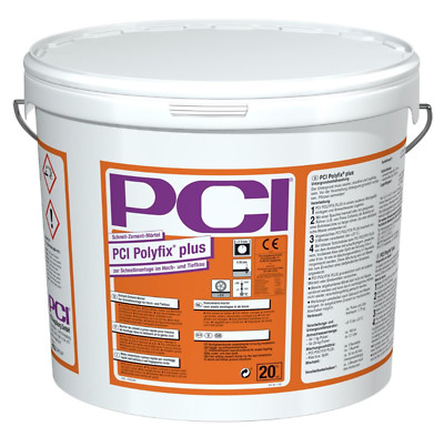 PCI Polyfix Plus 20kg Blitzmörtel Für Kanalbau Straßenbau Betonreparatur Sika