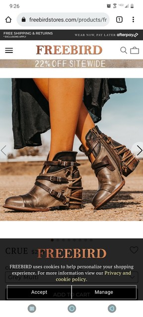 freebird crue grey multi