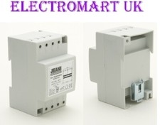DOOR BELL CHIME MULTI VOLTAGE TRANSFORMER DIN RAIL MOUNT 8V 12V @ 2A 24V @ 1A