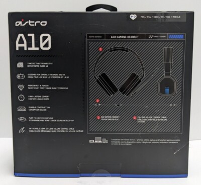 Astro A10 Wired Stereo Gaming Headset - Blue/black 817161015831| eBay
