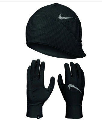 Nike Herren DRI FIT Knitted Tech Gloves Running Lauf Handschuhe