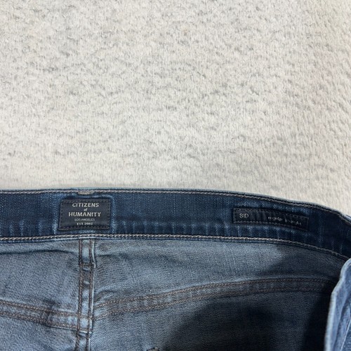 Citizens Of Humanity Jeans Mens 34 (32x30) Blue Denim SID Dark Wash COH USA Made - Picture 5 of 9