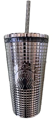 銀杯 Starbucks Silver Studded Bling Tumbler 16 Oz. Christmas 2023