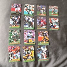 Fleer Ultra NFL Football Card Lot 14 Bennett McIntyre Carrier Tomczak
