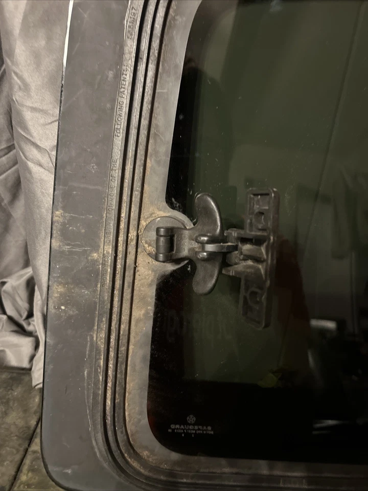 99-02 DODGE RAM 2500 3500 QUAD CAB DRIVER LH PUERTA TRASERA CRISTAL VENTANA OEM Foto 4 de 4