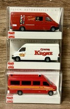 Busch, 1:87/H0 MB Sprinter Konvolut, 47831, 47832, 47834, Modellautos in OVP