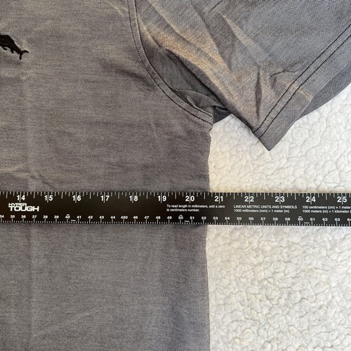 Polo Tommy Bahama manica corta grigia ricamata pesce vela uomo grande - Foto 12 di 14
