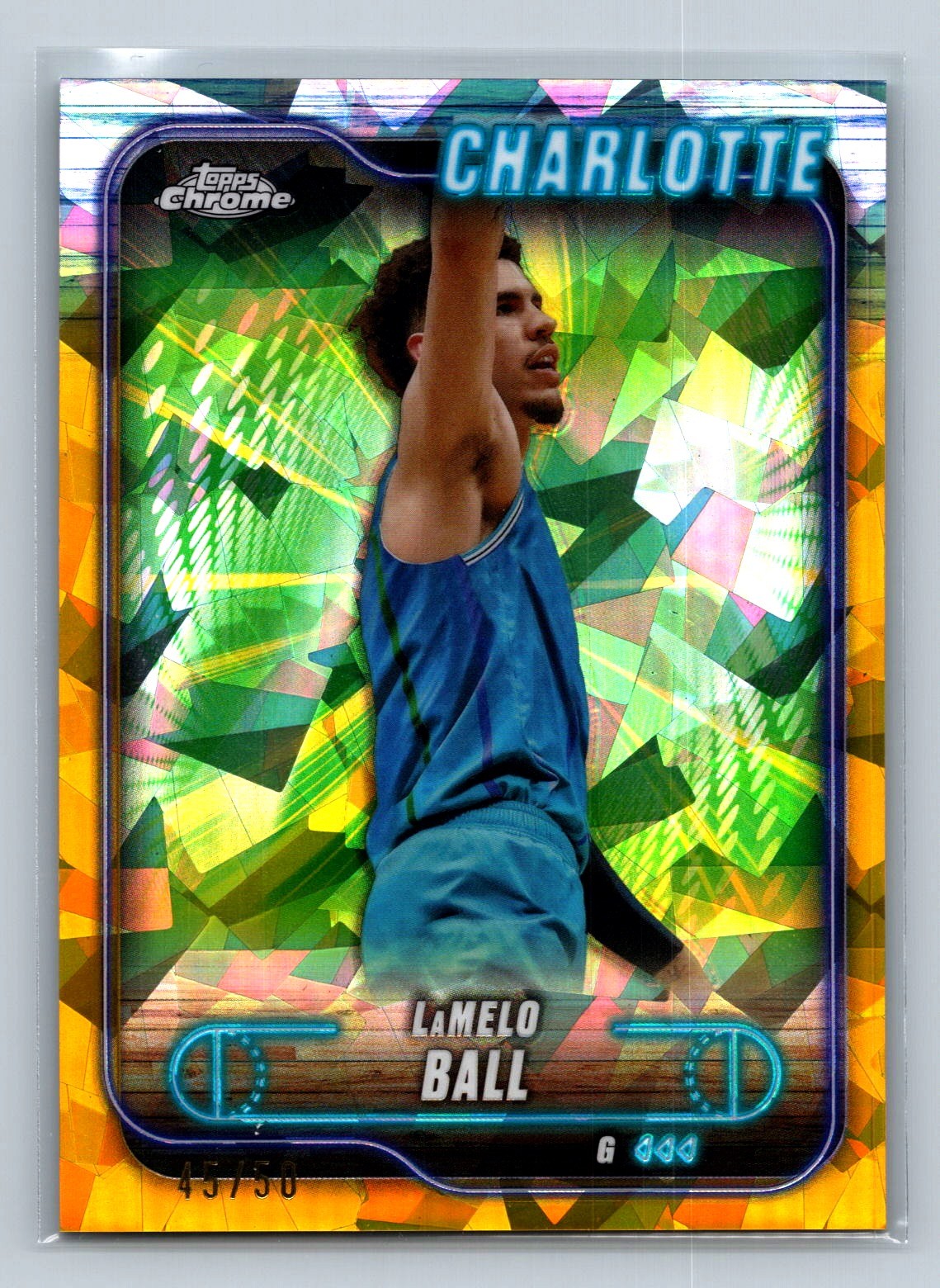 2024-25 Topps Chrome Sapphire LaMelo Ball Gold /50