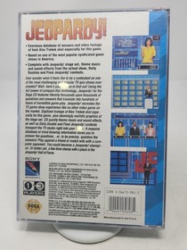 Jeopardy (Sega CD, 1994) Complete In Box CIB - Authentic, Tested, Working