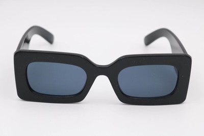 Musee Du Louvre Zoulette Black Square Sunglasses
