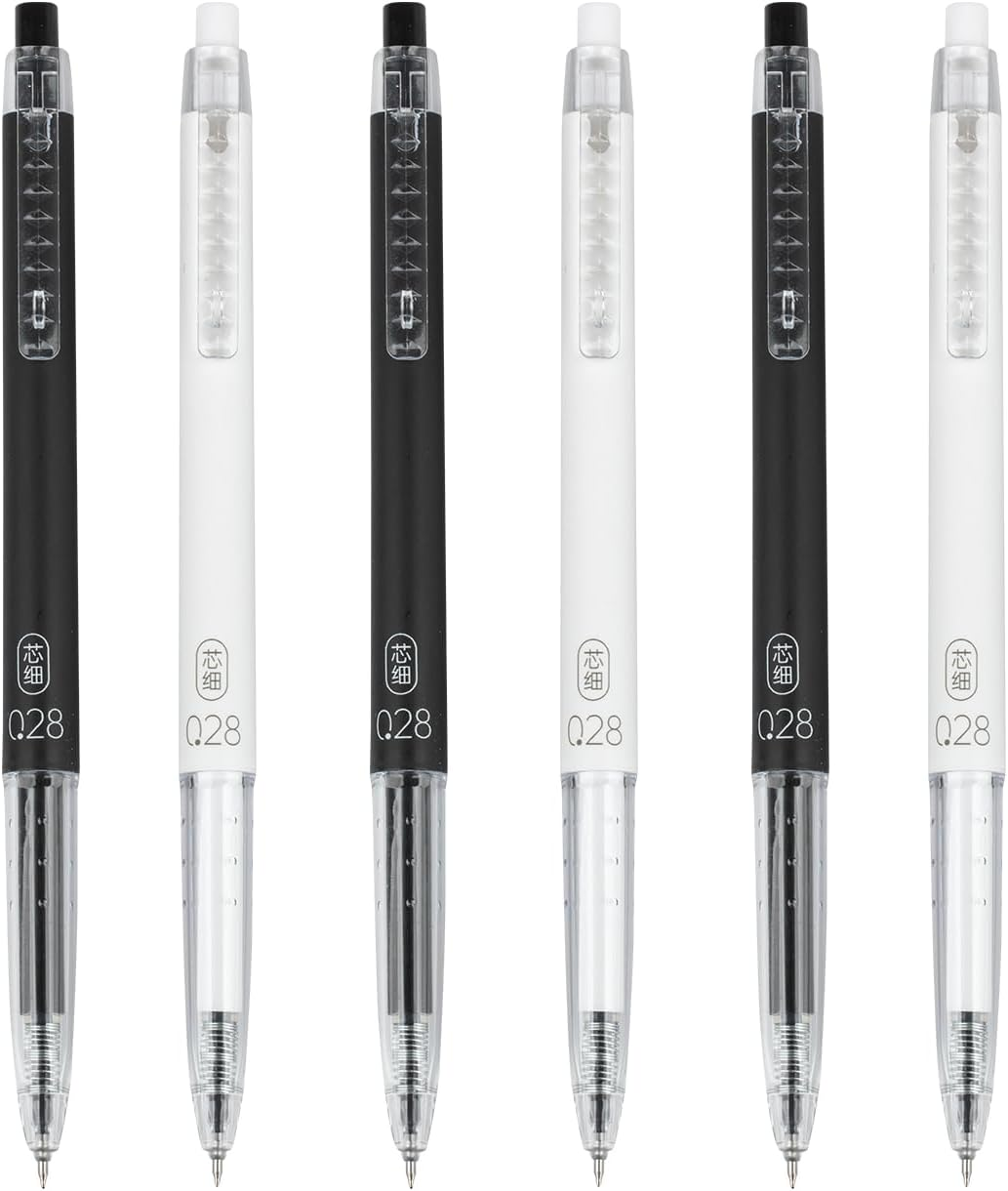 Gel Pens 0.28Mm Extra Fine Point Pen, Black Ink, Ball Point Pen for School, Offi