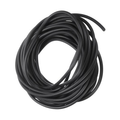 Silicone Foam Seal Strip, 32.8Ft 0.16''Dia High Density Weather Stripping, Black