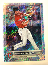 2022 Topps Series 1 Retail Foilboard Rookie RC #71 Ernie Clement #/875