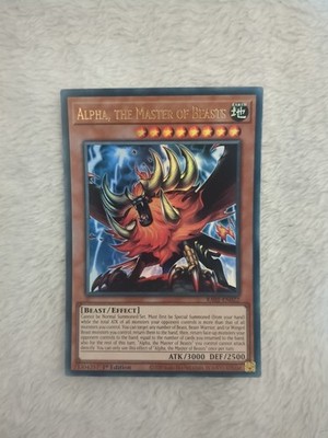 RA01-DE022 ALPHA, DER MEISTER DER BESTIEN ULTRA RARE 1.AUFLAGE YuGiOh KARTE