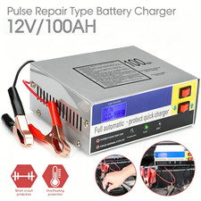Automatic 30A Battery Charger 12V/24V Smart Repair for Car Truck Boat Caravan