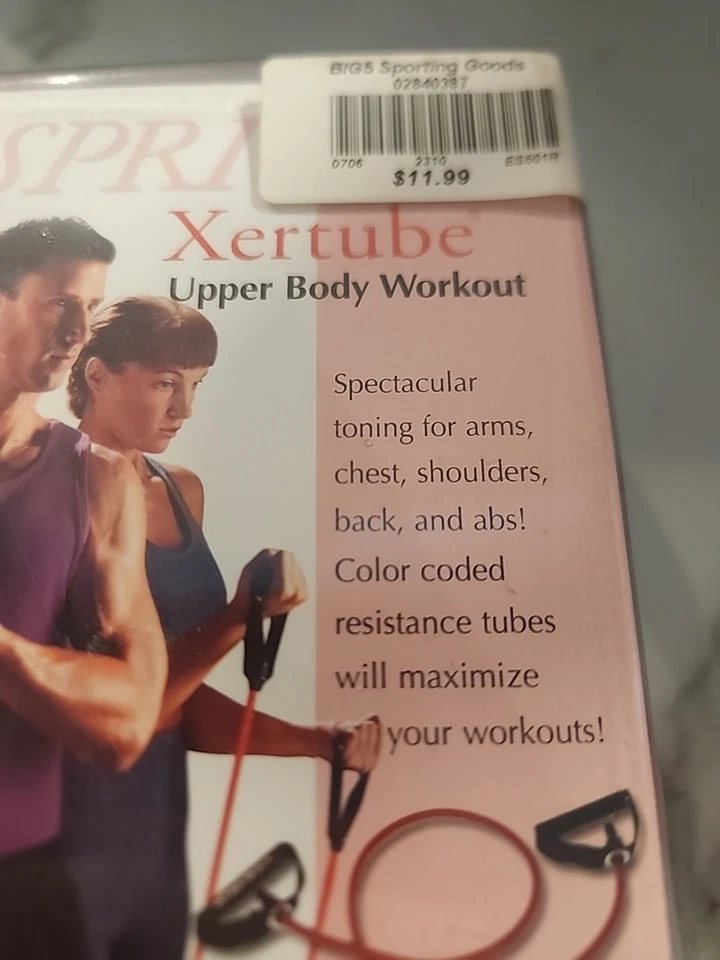 Banda de Resistencia SPRI Xertube-Roja (Mediana)-ES501R-Moderadamente Ajustada-Nueva Foto 2 de 4