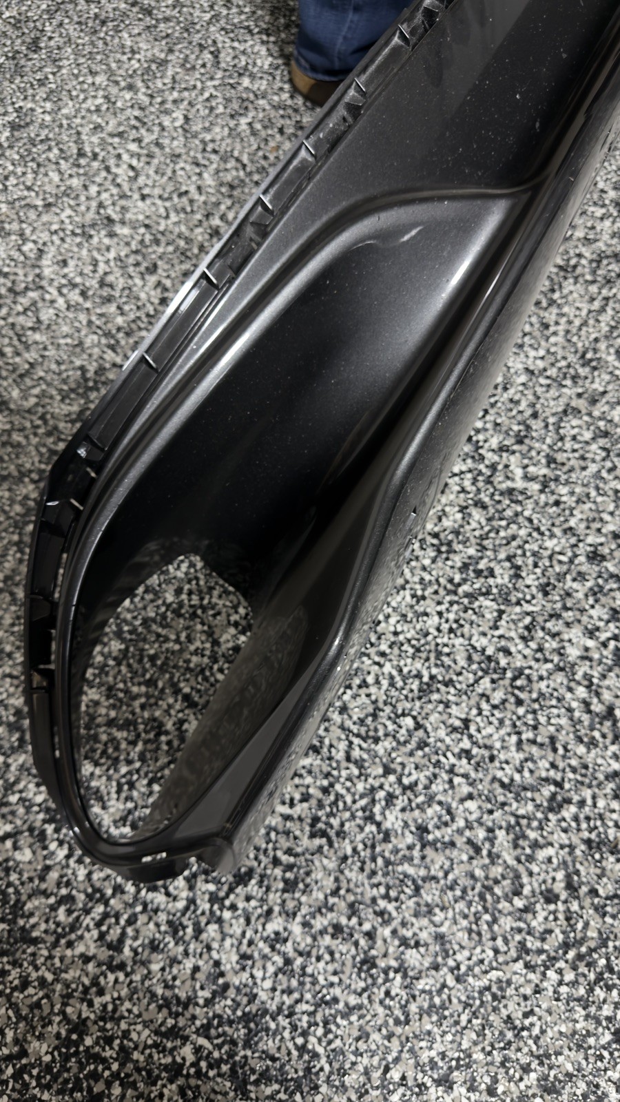 2018 McLaren 720S Front Bumper Lower Center Splitter Valance OEM Grey